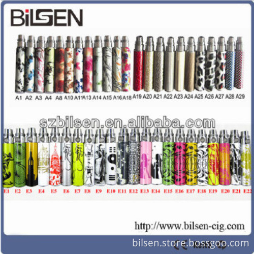 Hot ! ego colored battery, e-shisha,ego Q battery ego pattern battery